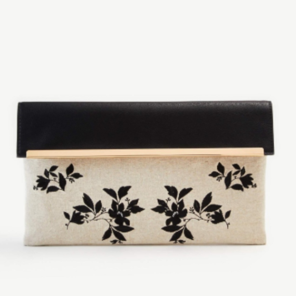 NWT Ann Taylor Foldover Clutch